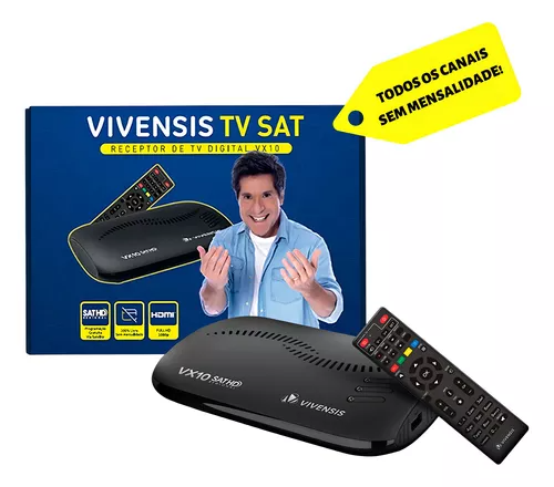 RECEPTOR VX10 SAT HD DIGITAL REGIONAL BANDA KU VIVENSIS