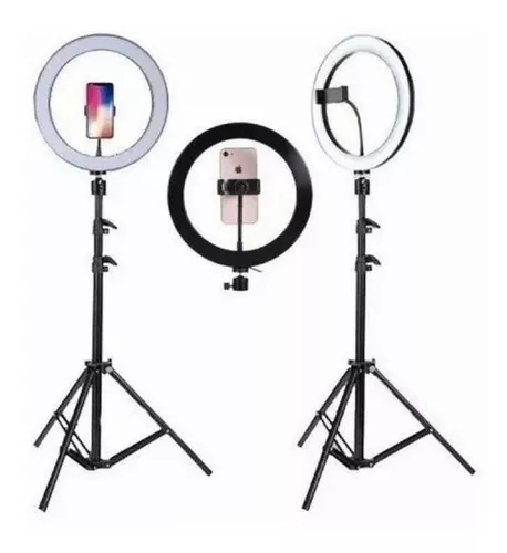 KIT ILUMINAÇÃO LED RING LIGHT + TRIPE SUPORTE	