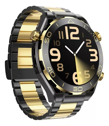 RELOGIO INTELIGENTE Z91 PROMAX GOLD TELA AMOLED